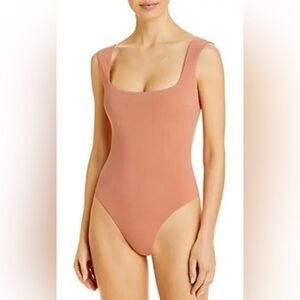 Haight Brigette women One Piece Nude Swimsuit S minimalist bathingsuit slimming